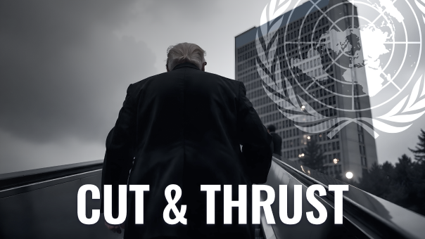 Thoughts from Themes: Cut & Thrust: Fed Eases, UN Debates